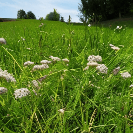 weeds in the lawn