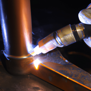 welding iron table joints