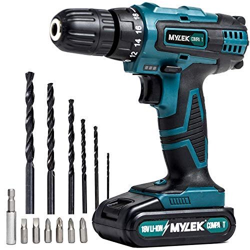 MYLEK 18V Cordless Drill