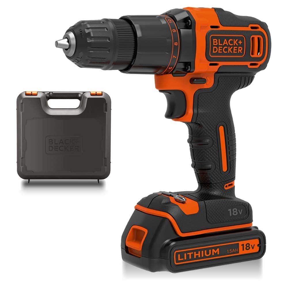 BLACK+DECKER 18V Cordless Combi Hammer Drill