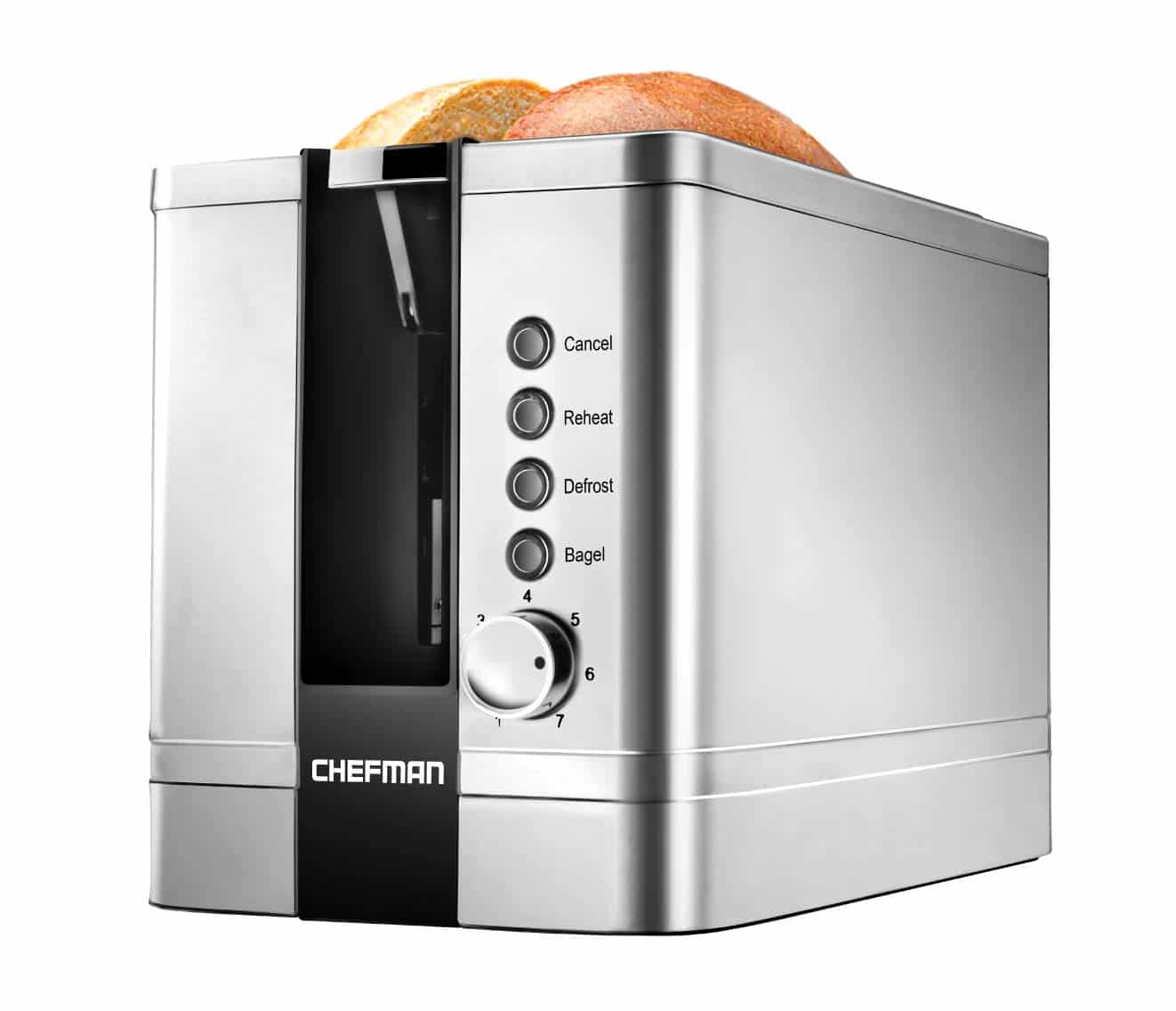 Chefman Stainless Steel 2-Slice Toaster