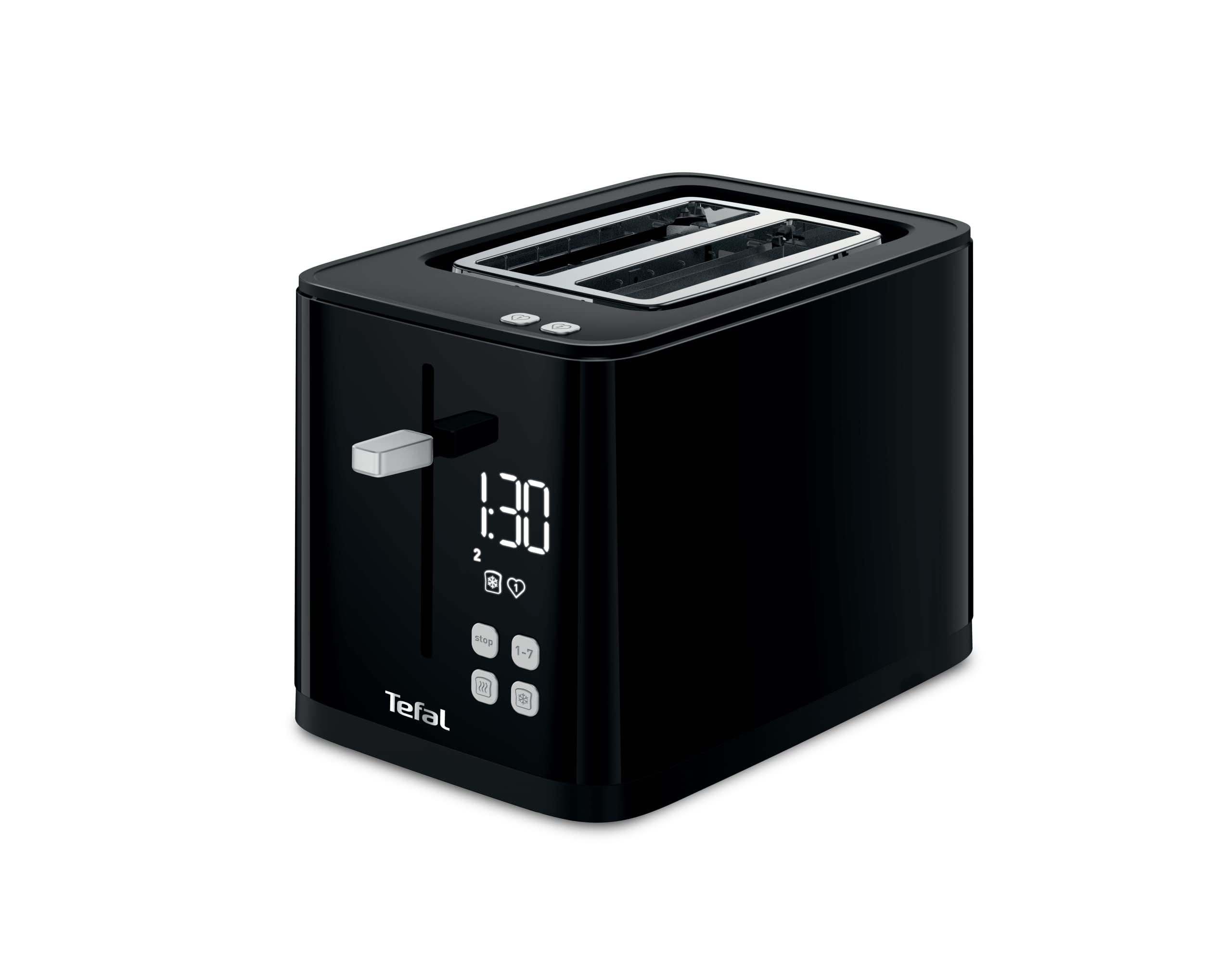 Tefal Smart 'N' Light Black 2 Slice Digital Toaster