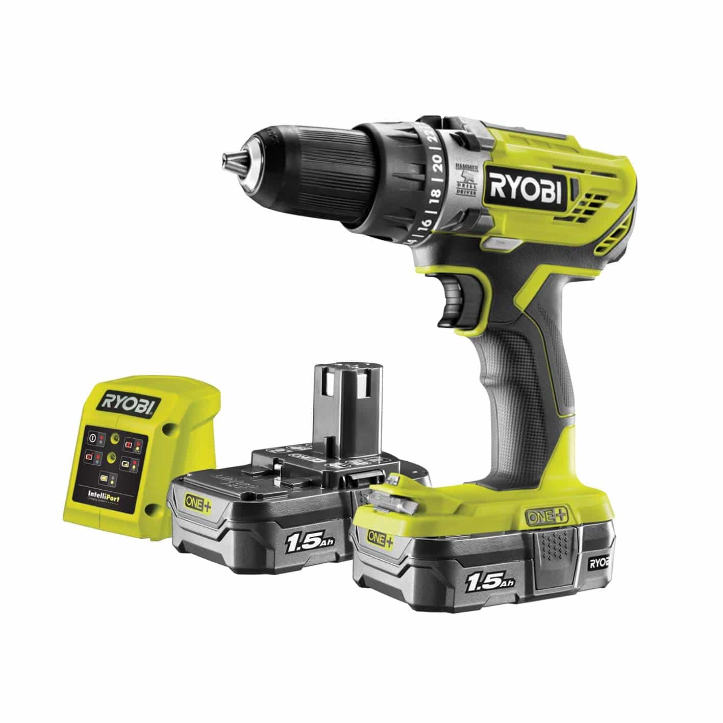 Ryobi R18PD3-215GZ 18V ONE+ Cordless Combi Drill