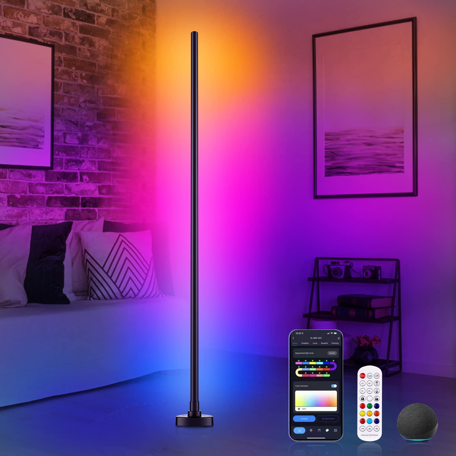 POPOLAT Smart LED Floor Lamp