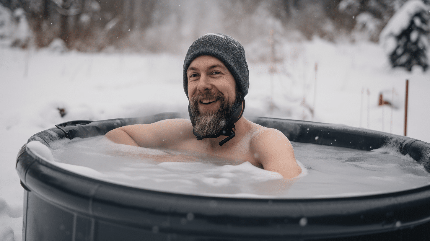 can you use inflatable hot tub outside in winter