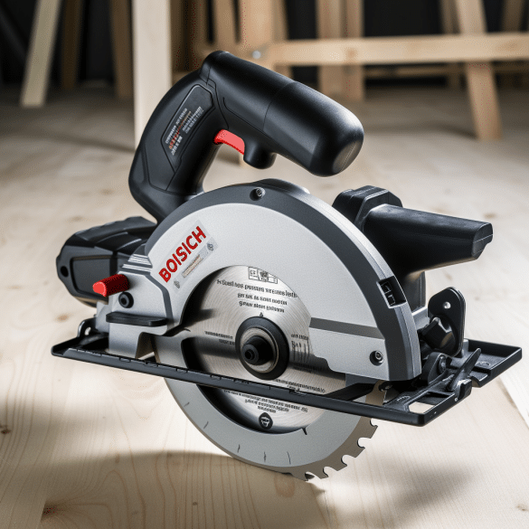 circular saw quickly slices through materials