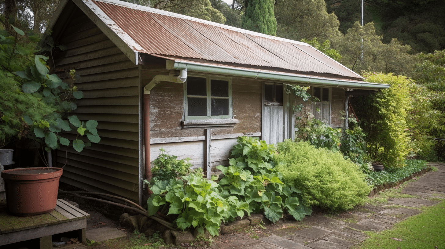 do garden sheds need gutters