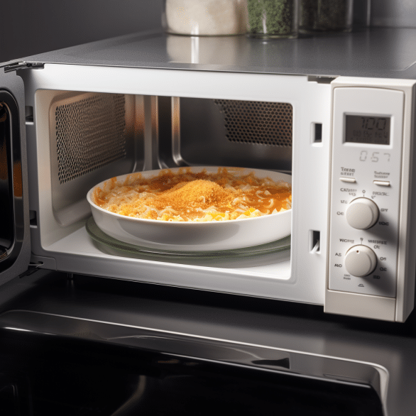 heat food quickly with the microwave
