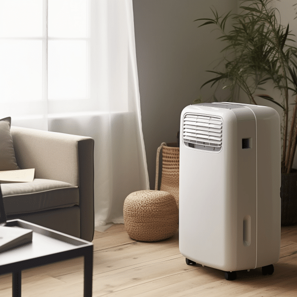 stay comfortable with a portable air conditioner