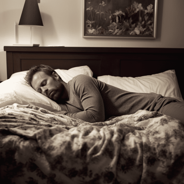stomach sleeper pillow ensures comfortable sleep for man