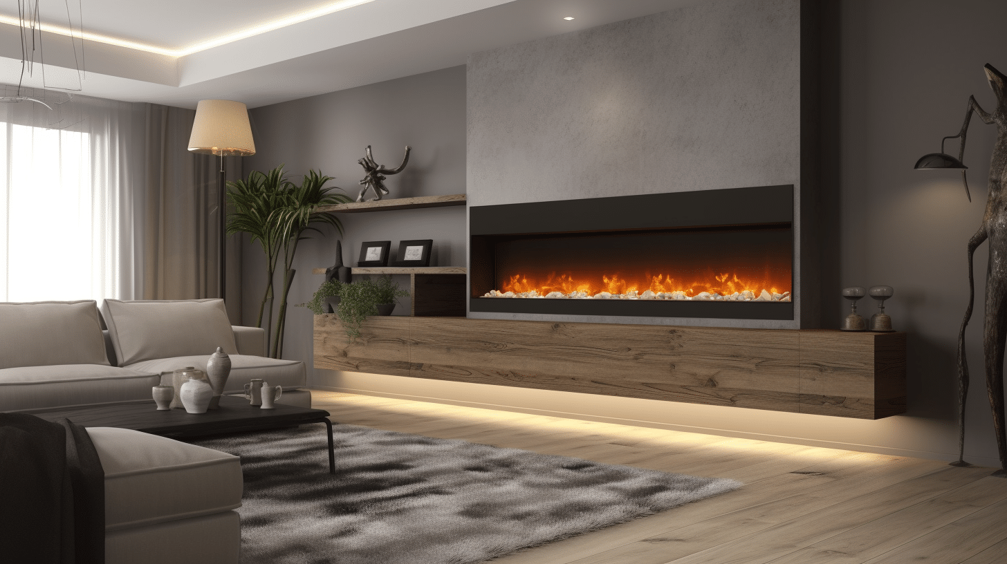 how hot do electric fireplaces get