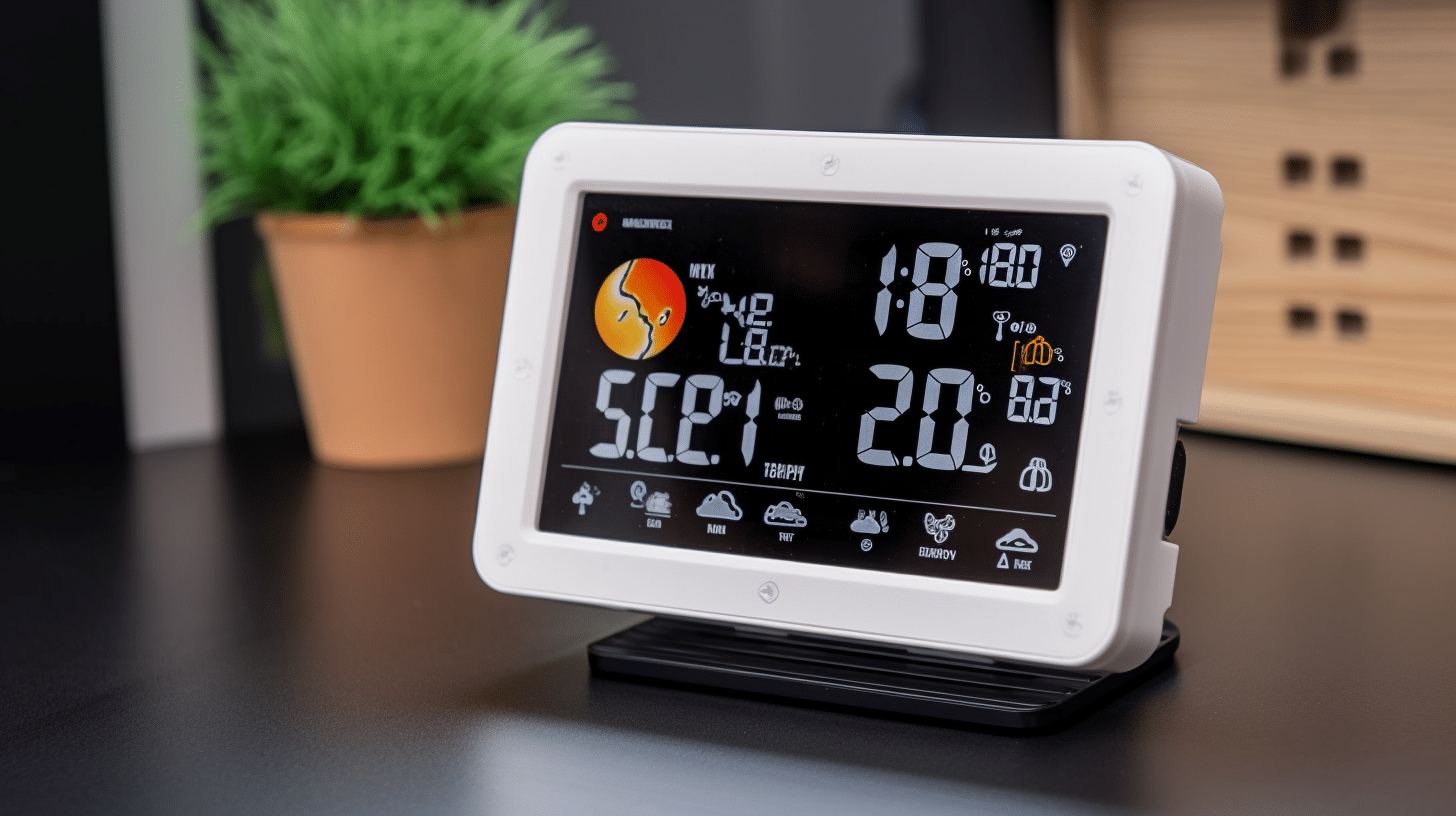 how to read a home weather station