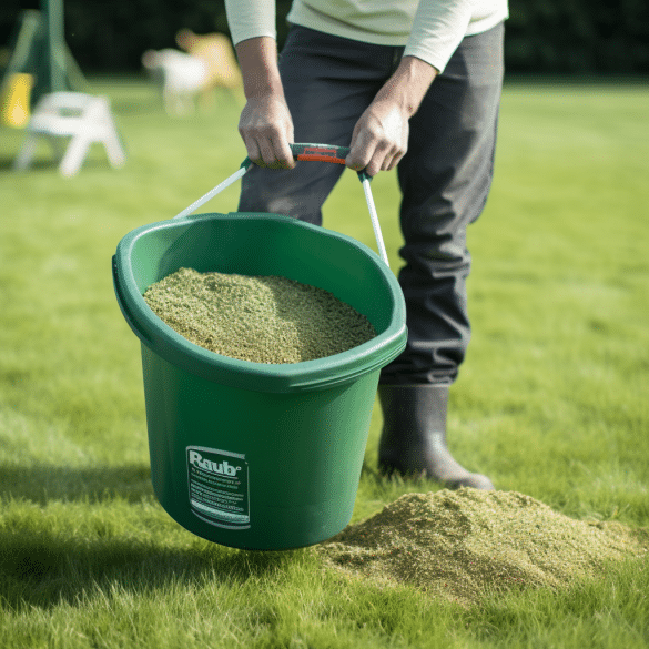 moss control made easy with lawn feed