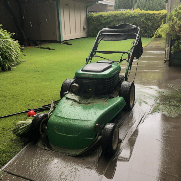 rain wont stop electric mowers efficient performance