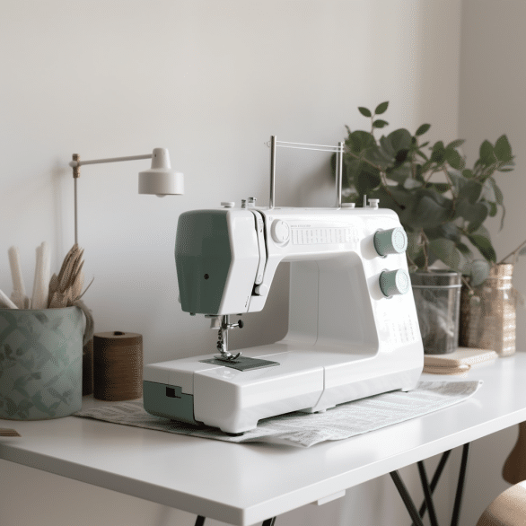 sewing machine simplifies garment construction and repairs